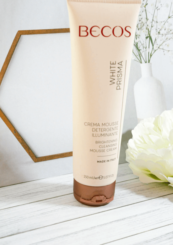 Becos Crema Mousse Detergente Illuminante White Prisma