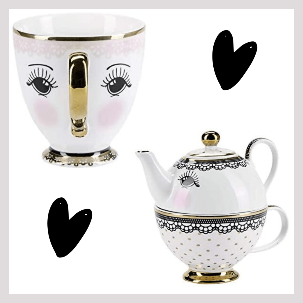 Miss Etoile le tazze eleganti e raffinate