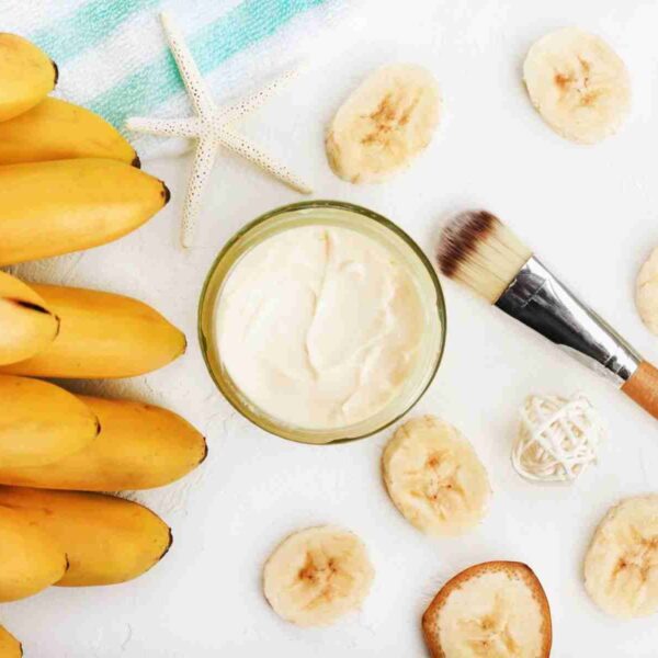 Maschera viso idratante alla banana