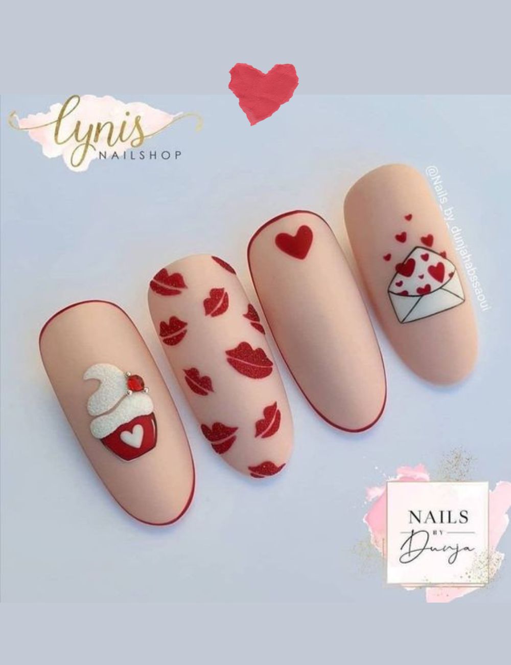 Nail Art romantiche per San Valentino