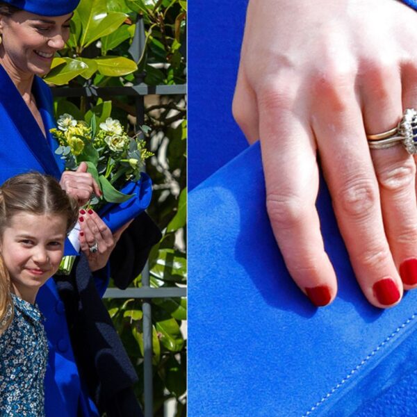 Kate Middleton e le unghie rosse a Pasqua