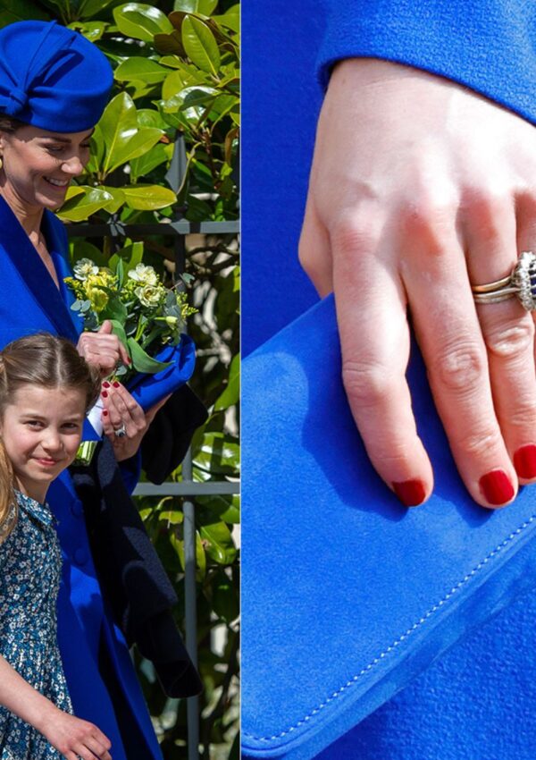 Kate Middleton e le unghie rosse a Pasqua
