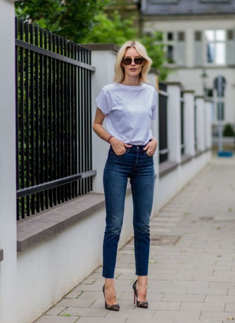 Semplice ma chic: 5 combinazioni alla moda con la tua T-shirt bianca per la primavera 2023