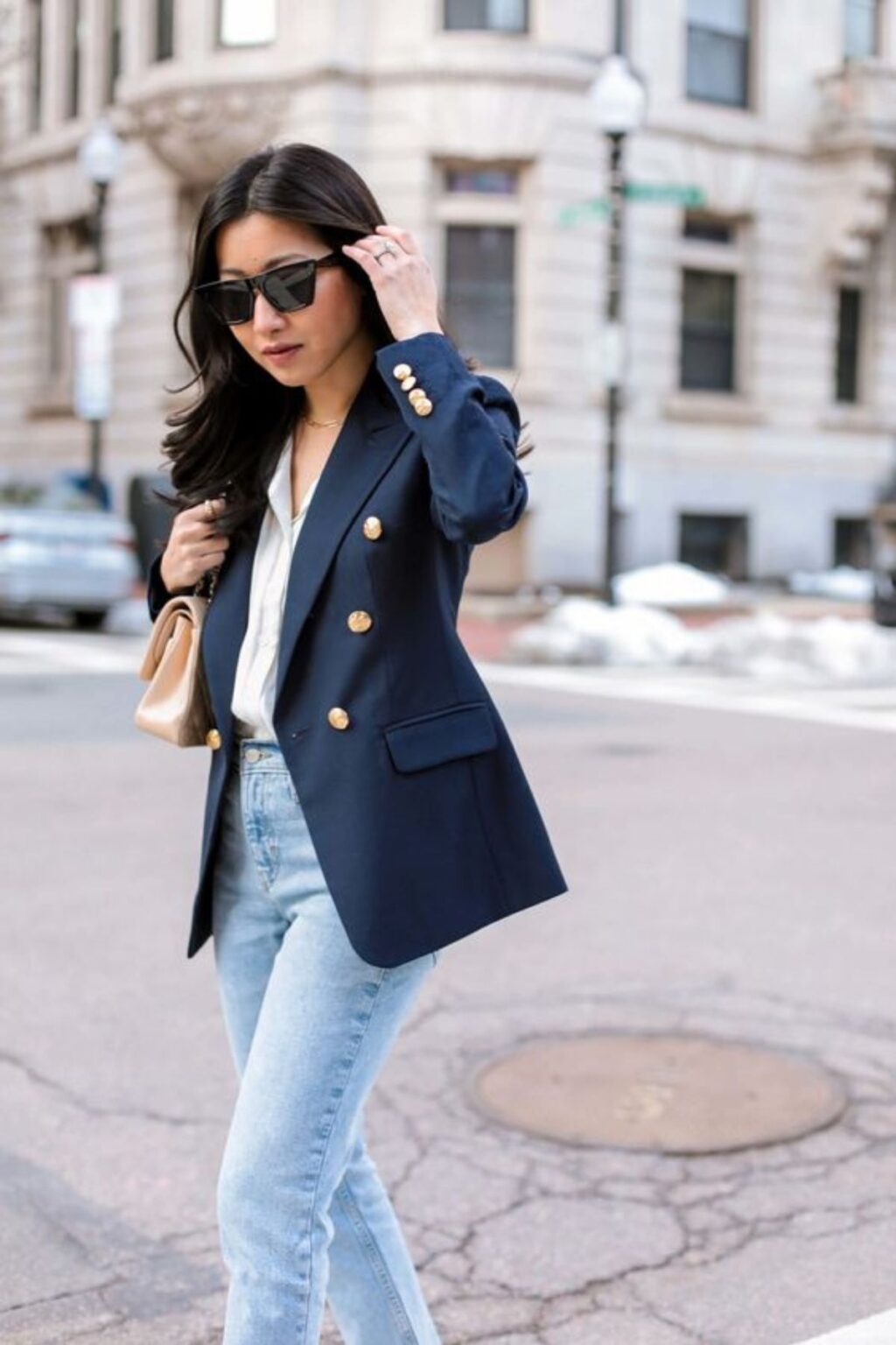 Come abbinare giacca blu donna sale