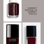 Cherry Mocha (o Cherry Gucci), la manicure invernale