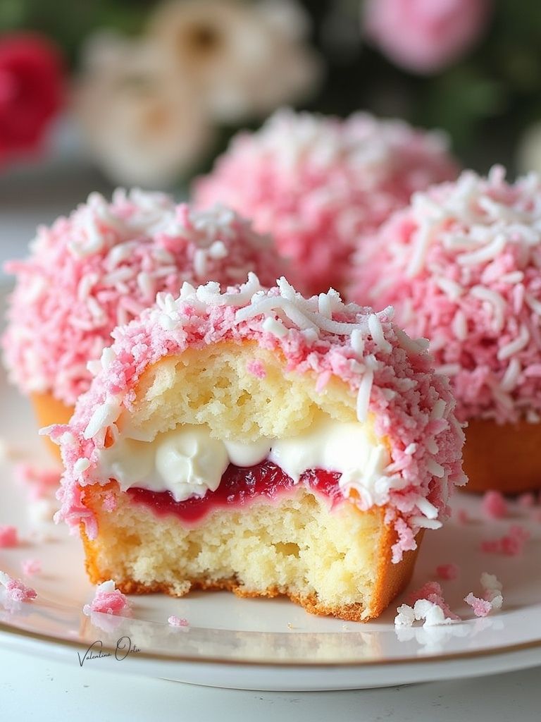 Lamington Soffici ai Lamponi con Cuore di Chantilly: Ricetta Delicata