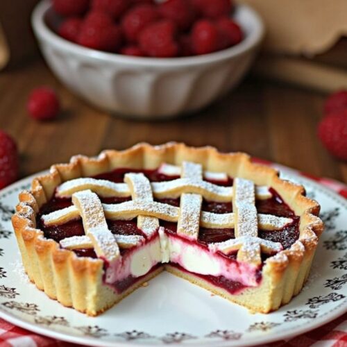 Crostata con Cuore Cremoso al Mascarpone e Marmellata: Un Sogno Fatto Dolce