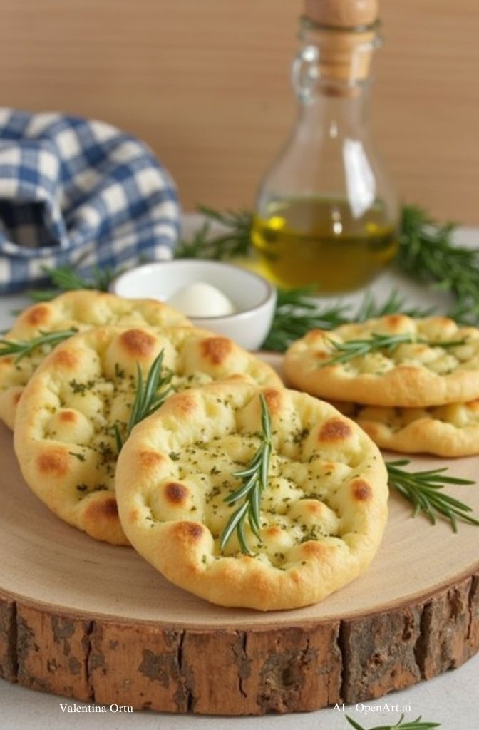 Focaccine al Rosmarino e Olio d'Oliva: la Ricetta del Cuore