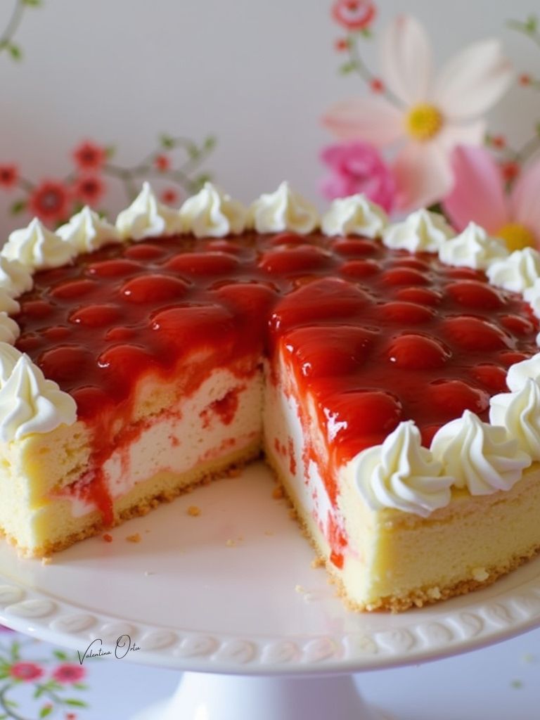 Torta Chiffon Sofficissima con Crema Diplomatica: Ricetta Elegante e Golosa alle Fragole