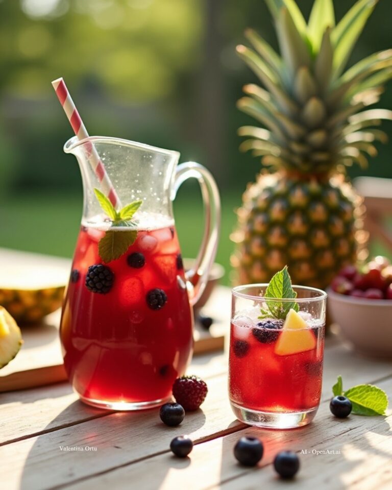Tè Verde Drenante ai Frutti di Bosco e Ananas: il Tuo Rituale di Benessere Estivo