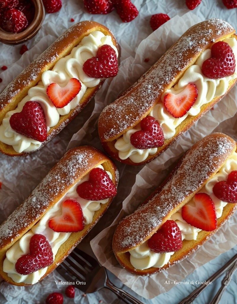 Soffici Brioche con Panna e Fragole: la Ricetta per una Coccola Golosa